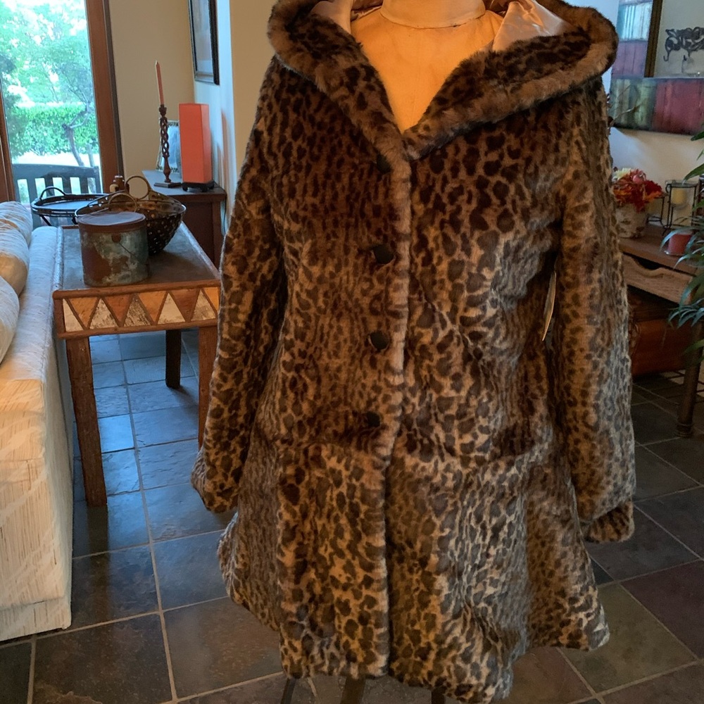 COPY - Free People leopard print faux fur coat ja…